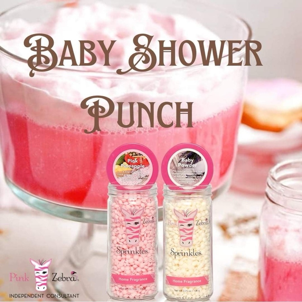 Pink Zebra Baby Shower Punch Blend